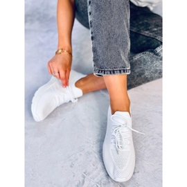 Scarpe sportive a calzino Dambro H/BIANCO bianca 2