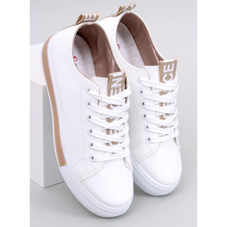 BM Sneakers Monae Champagne da donna bianca 1
