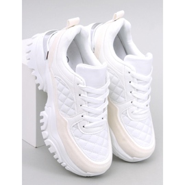 Ortega Sneakers bianche con zeppa bianco 1