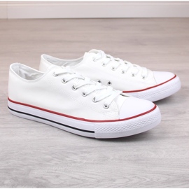 Sneakers basse Atletico da uomo bianche bianco 1