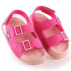 Comodi sandali rosa per bambina Paw Patrol Zaxy JJ385015 07GR21BR 2