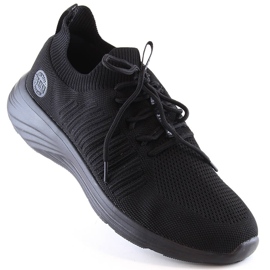Scarpe sportive slip-on da uomo nere Big Star JJ174289 nero 1