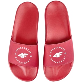 Pantofole 4F W 4FSS23FFLIF068 62S rosso 1