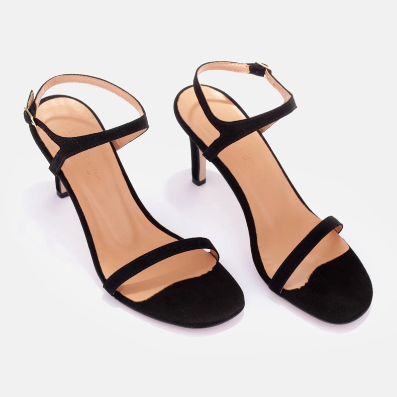 Marco Shoes Sandali con tacco alto nero 1