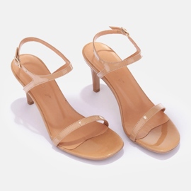 Marco Shoes Sandali con tacco alto marrone 1