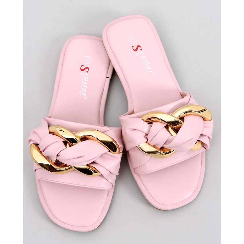 BM Ciabatte catena Tobin Pink rosa 1