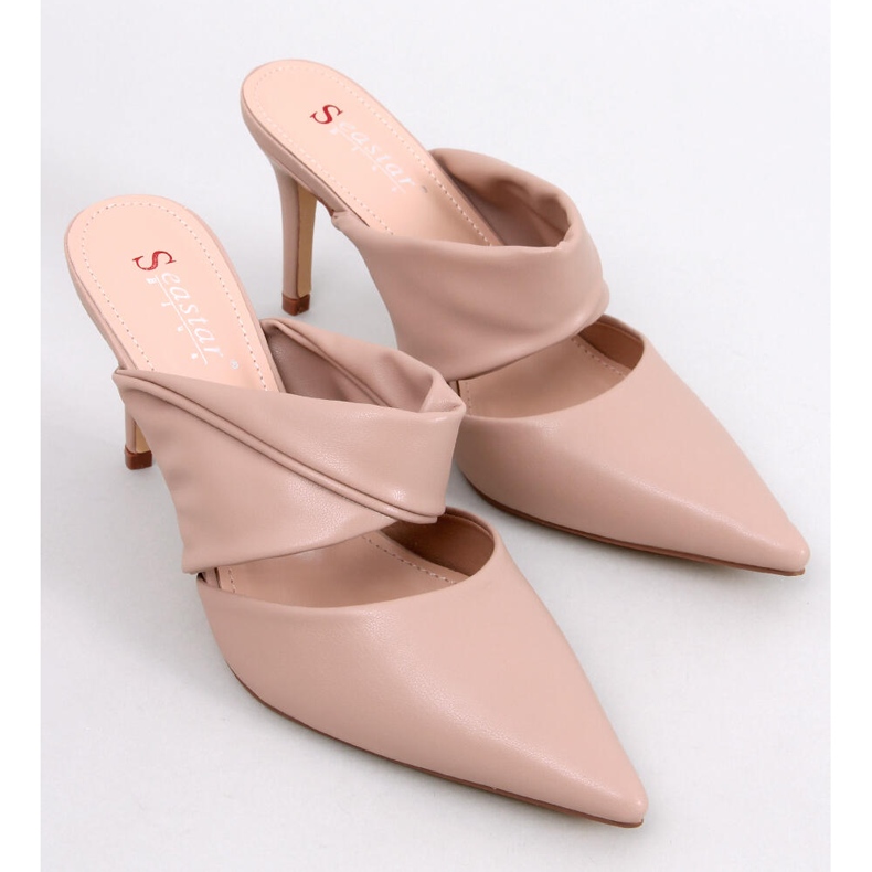 Sandali Charisse color kaki con tacco a spillo beige 1