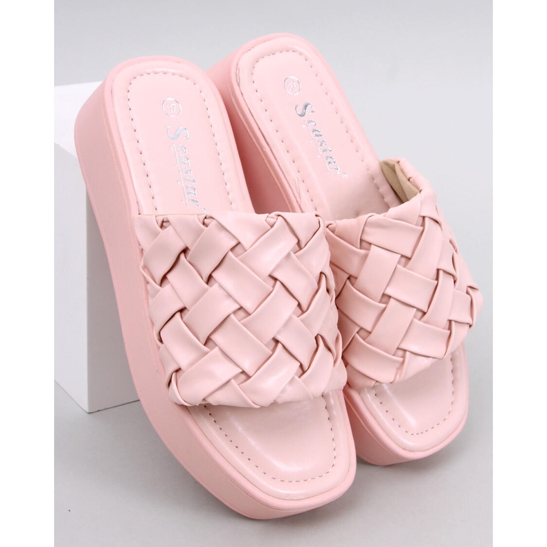 Sandali con zeppa Inaba Rosa 1