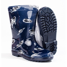 Galosce da ragazzo alto con la fantasia Shelovet blu navy 2