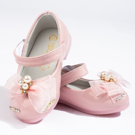 Ballerine rosa con fiocco Vinceza 1