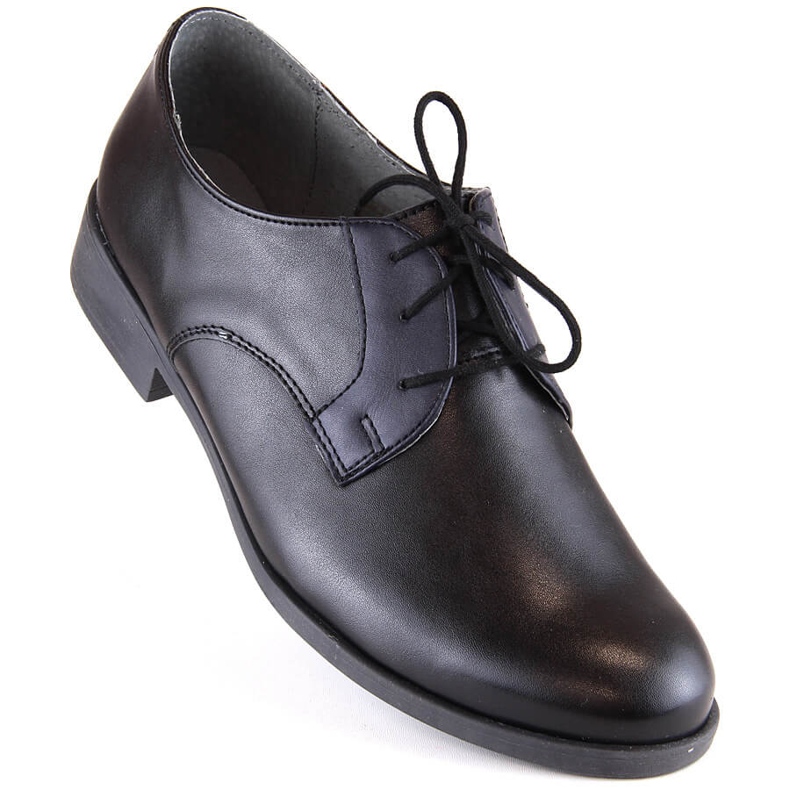 Scarpa da comunione formale giovanile nera Kornecki 6120 nero 1
