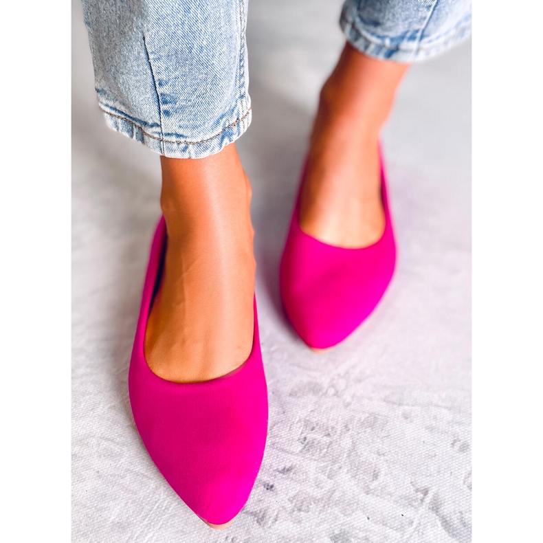 Seastar Keys Ballerine con soletta in pelle fucsia rosa 1