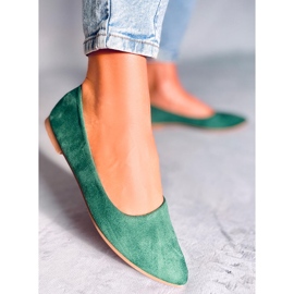 Seastar Keys Ballerine con soletta in pelle verde 1
