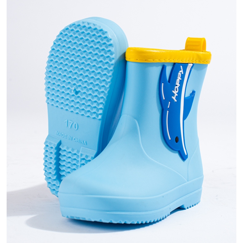 Stivaletti Shelovet per bambino con delfino blu 1
