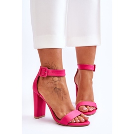 FB2 Sandali rosa Georgina sui talloni 1