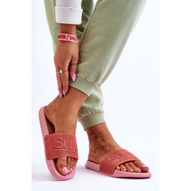 Pantofole Leggere Da Donna Con Scritta Merry Rosa 2