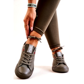 Sneakers basse Big Star JJ274004 Khaki verde 3