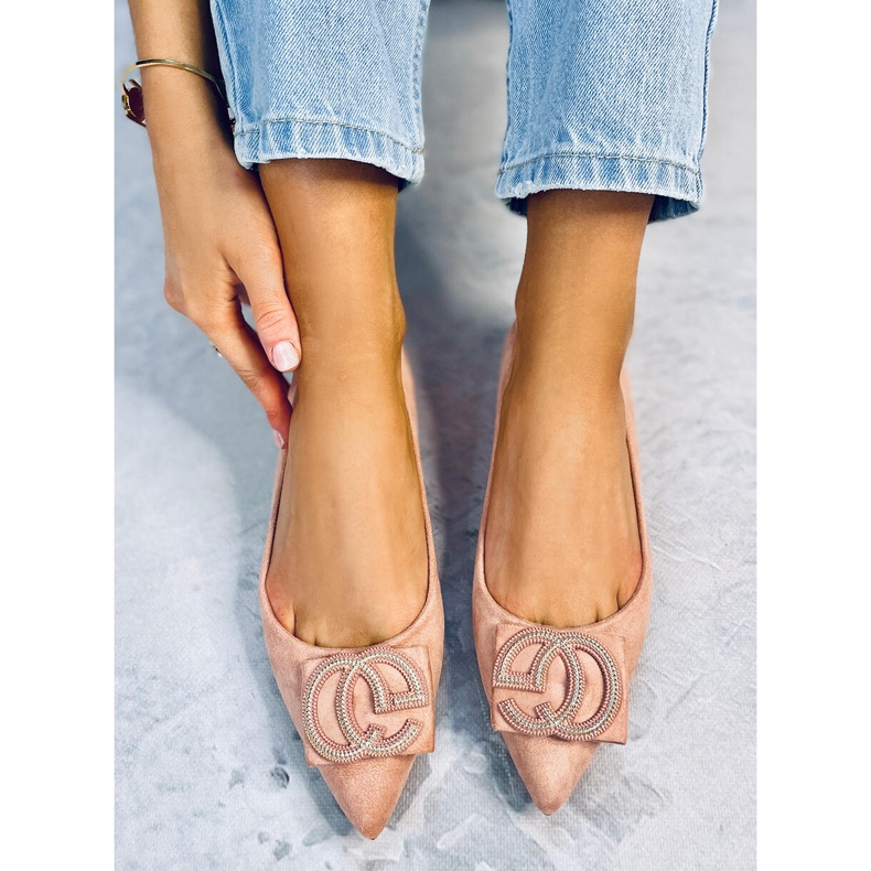 BM Ballerine naso rosa mandorla FM3107A Pink 2