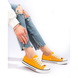 Sneakers gialle classiche Shelovet giallo 1