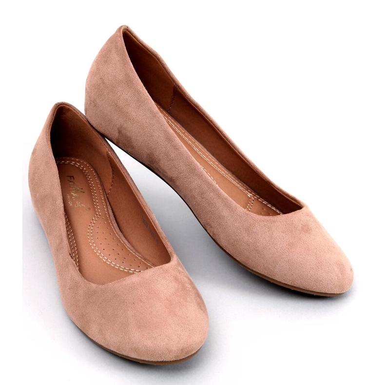 BM Ballerine con zeppa cachi Lumley beige 2