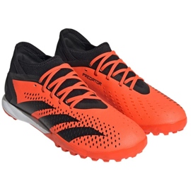 Scarpe da calcio Adidas Predator Accuracy.3 Tf M GW4638 arancia arance e rossi 1