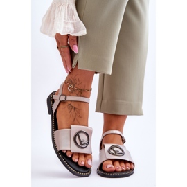 Sandali classici da donna S.Barski KV-2775-45 Nude beige 1