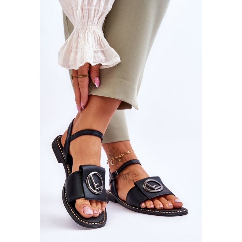 Sandali Classici da Donna S.Barski KV-2775-45 Neri nero 2