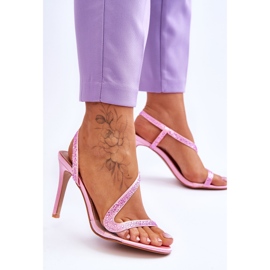 Elegante Slip-on Tacchi Alti Rosa Colima 2