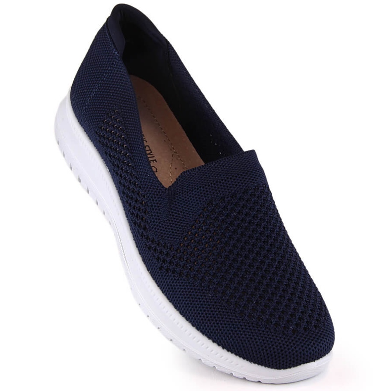 Atletico Comode scarpe sportive da donna senza lacci blu navy Stile da donna 1