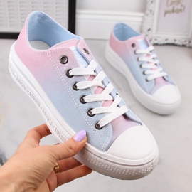 Sneakers da donna sulla piattaforma multicolor Big Star LL274A187 multicolore 1