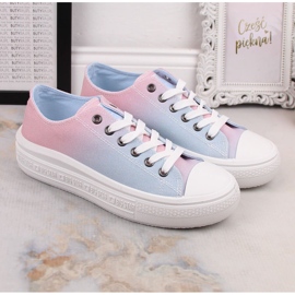 Sneakers da donna sulla piattaforma multicolor Big Star LL274A187 multicolore 2