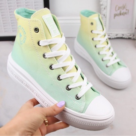 Sneakers da donna sulla piattaforma multicolor Big Star LL274A190 multicolore 1