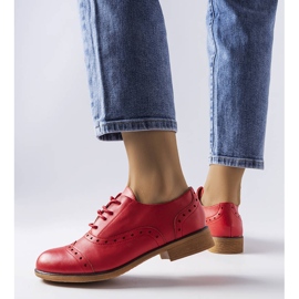 Francesina beige LS5379 Tortora rosso 1