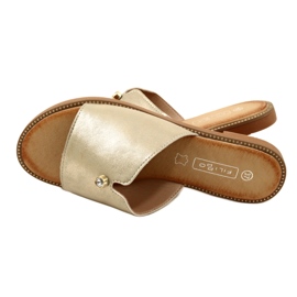 Ciabatte Donna alla Moda Filippo DK4625/23 GO Gold d'oro 4