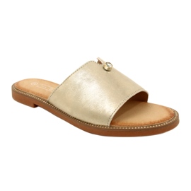 Ciabatte Donna alla Moda Filippo DK4625/23 GO Gold d'oro 1