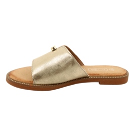 Ciabatte Donna alla Moda Filippo DK4625/23 GO Gold d'oro 2