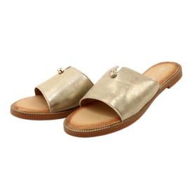 Ciabatte Donna alla Moda Filippo DK4625/23 GO Gold d'oro 3