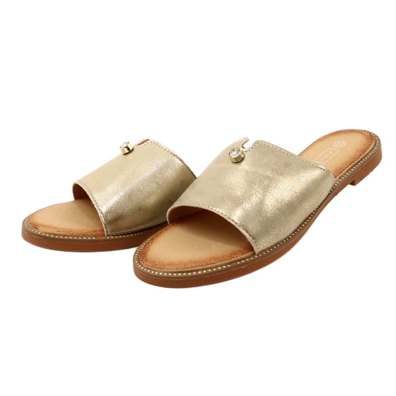 Ciabatte Donna alla Moda Filippo DK4625/23 GO Gold d'oro 3