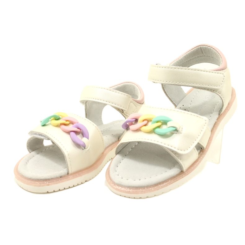 Evento Sandali Da Bambina Con Catena Miss 23DZ23-5888 beige 3