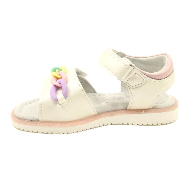 Evento Sandali Da Bambina Con Catena Miss 23DZ23-5888 beige 2