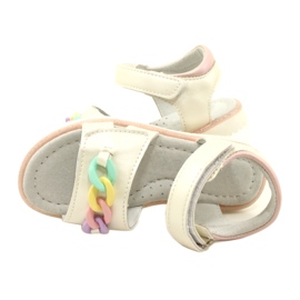 Evento Sandali Da Bambina Con Catena Miss 23DZ23-5888 beige 5