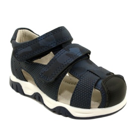 Evento Sandali in velcro da bambino Miss, blu navy 23DZ23-5909 1