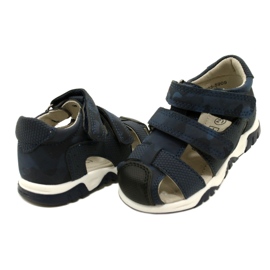 Evento Sandali in velcro da bambino Miss, blu navy 23DZ23-5909 4
