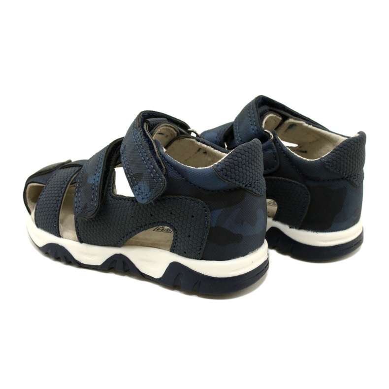 Evento Sandali in velcro da bambino Miss, blu navy 23DZ23-5909 5