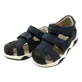 Evento Sandali in velcro da bambino Miss, blu navy 23DZ23-5909 3