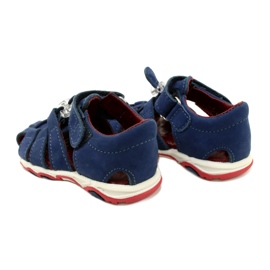 Sandali in pelle ragazzi Mazurek 1364 blu navy 5