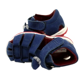 Sandali in pelle ragazzi Mazurek 1364 blu navy 6
