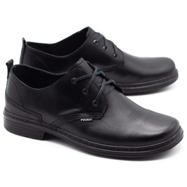 Polbut Scarpe da uomo nere 191K nero 2