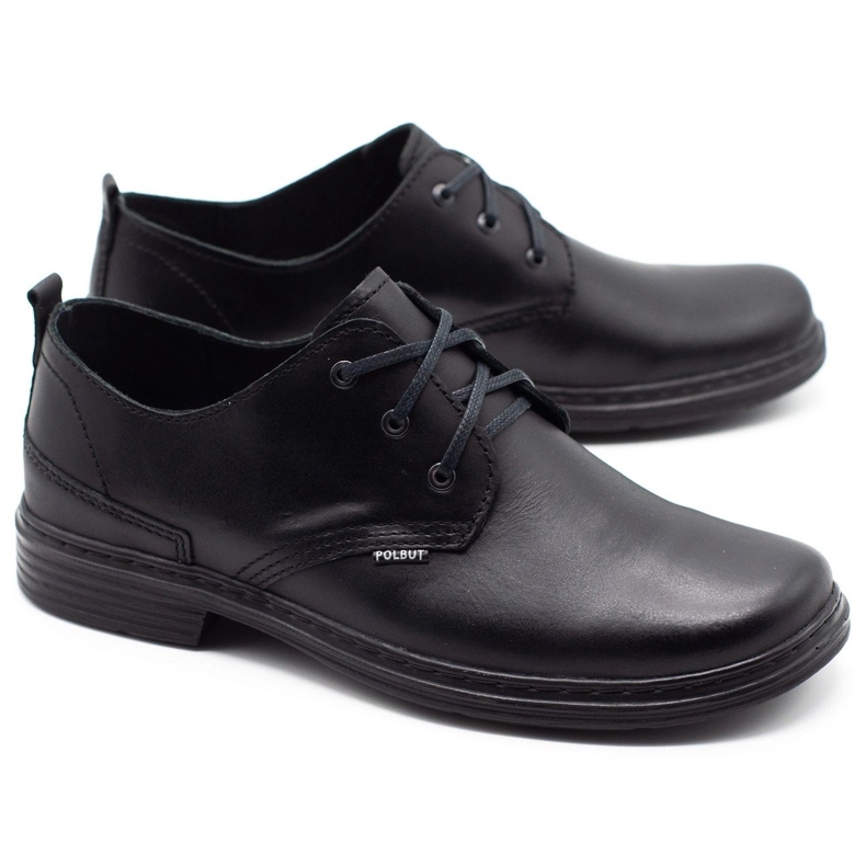 Polbut Scarpe da uomo nere 191K nero 2