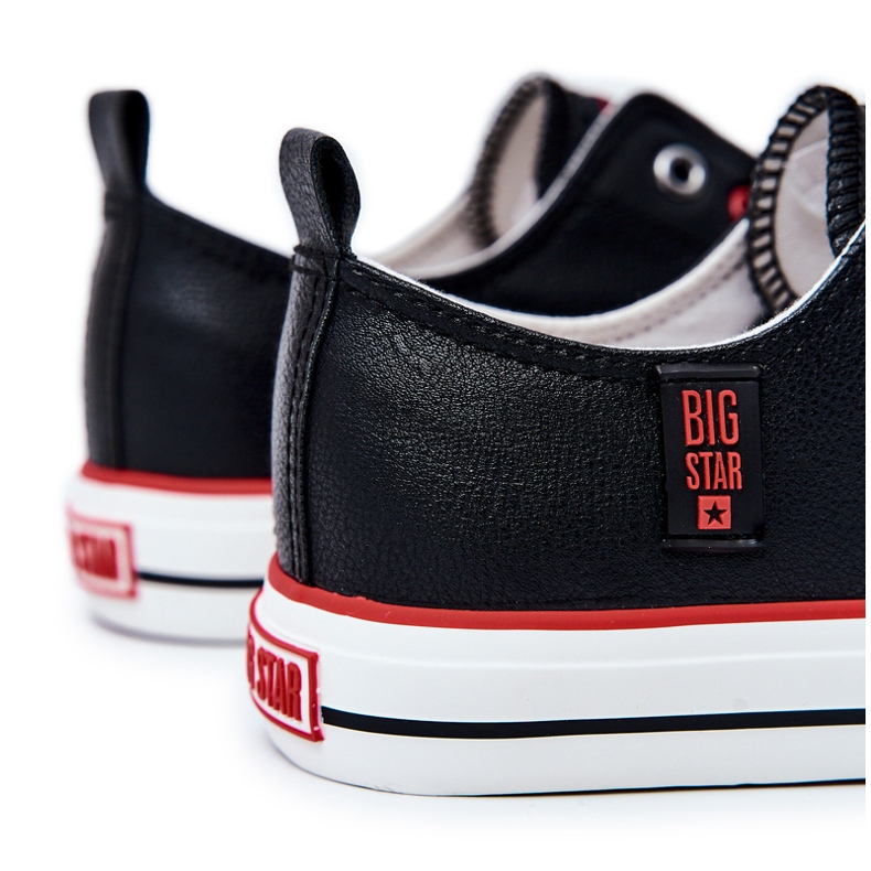 Sneakers da Uomo in Pelle Big Star JJ174068 Nero 2
